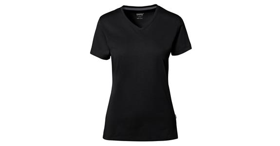 Dámské tričko V, Cotton Tec, černé, L