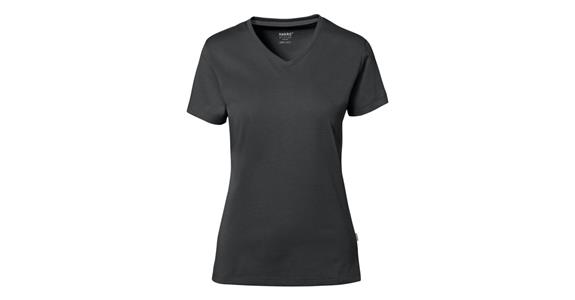 Dámské tričko V, Cotton Tec, antracit, XXL