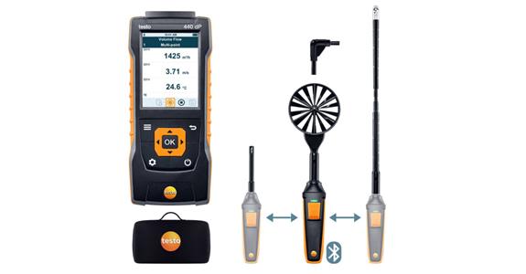 Sada pro kombinaci průtoků 2 testo 440 delta P s Bluetooth