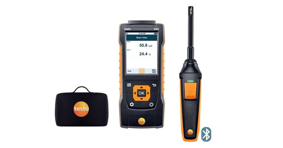 Sada pro měření vlhkosti testo 440 s Bluetooth