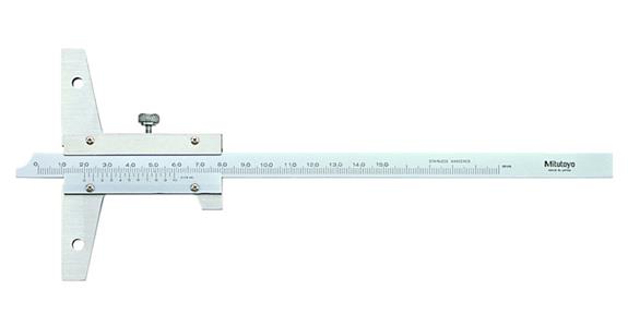 Analogové posuvné hloubkoměry MR 0-200 mm odečet: 0,02 mm odolné proti korozi