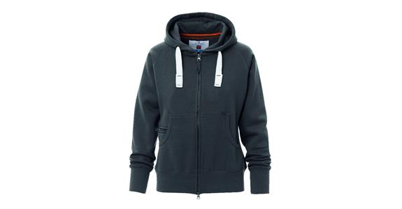 Dámská mikina s kapucí Dallas, šedá, XL