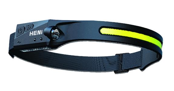 Head lamp with 230 degree illumination and gesture control