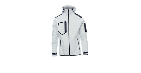 Softshell. bunda Extreme, bílá, 4XL