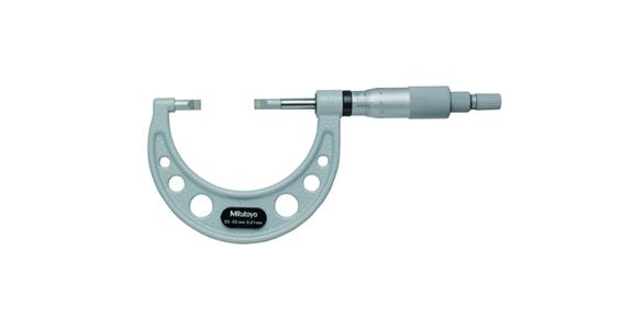 Micrometer with narrow measuring surfaces 50-75 mm type A