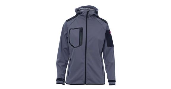Dám. softshell. bunda Extreme, šedá, M