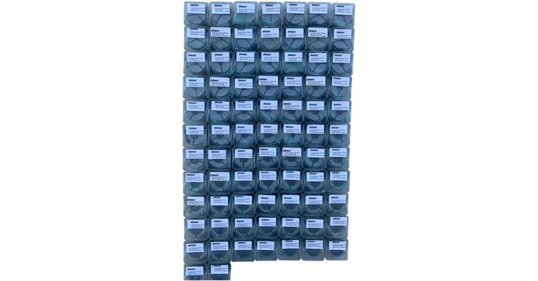 1095008809 ORION, sada upínacích kleštin 173E (F48) D, 3-42 mm s přírůstky 0,5 mm, hladké