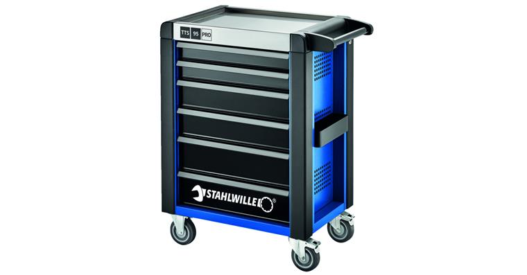 1081792102 Nářaďový vozík 95/6 Pro 6 zásuvek 496x827x1020 mm modrý RAL 270 30 35