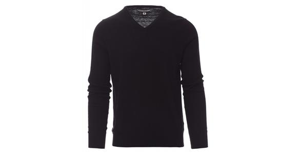Business V-neck jumper black size L