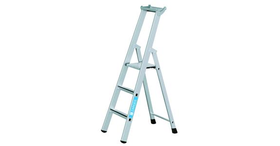 Step ladder 3 steps working height 2.80 m ladder length 1.59 m