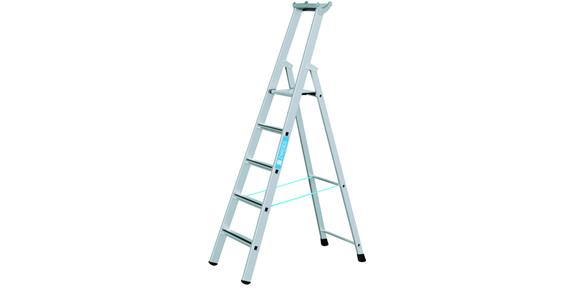 Step ladder 5 steps working height 3.35 m ladder length 2.15 m