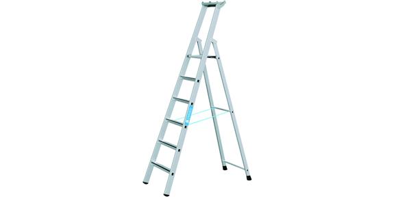 Step ladder 6 steps working height 3.60 m ladder length 2.43 m