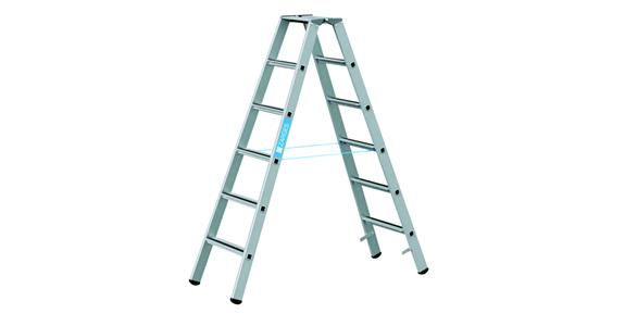 Step ladder 2x6 steps working height 3.05 m ladder length 1.70 m