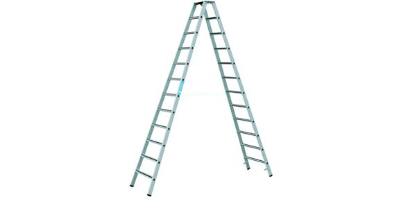 Step ladder 2x12 steps working height 4.65 m ladder length 3.39 m