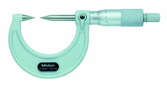 MIKROMETR S MĚŘICÍM HROTEM MR 25-50 MM ÚHEL HROTU
