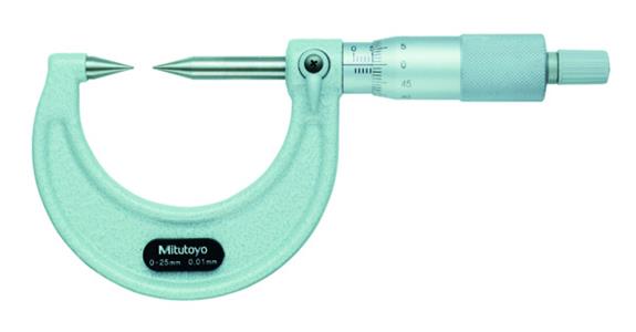 Micrometer with TC measuring tips 30° 75-100 mm