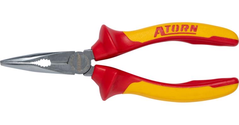 1056292101 Kleště s úzkými čelistmi VDE, 160 mm, zahnuté, dvoudílná rukojeť