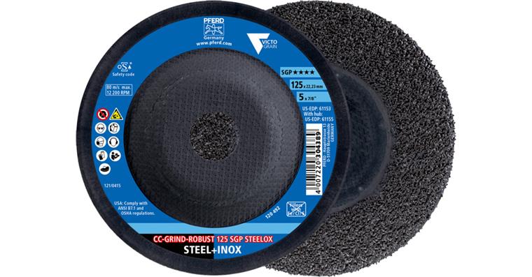 1044631401 Brusný kotouč CC-GRIND-ROBUST pr. 125 mm, rychlost otáčení 12200 ot./min