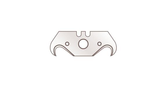 Repl. blades, hook shape for safety knife cat. no. 62035 103+202 pack =10 pieces