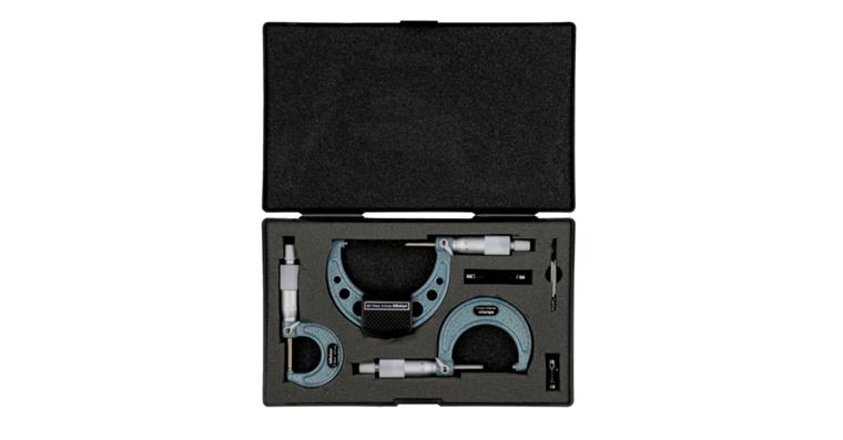1001350805 Sada mikrometrů 3 ks, 0–75 mm