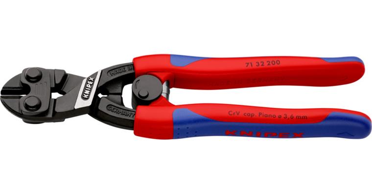 1001600777 Kompaktní štípací kleště CoBolt 205 mm s prohlubní v čepeli/zámkem