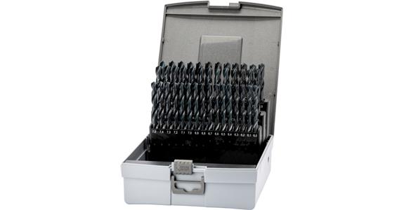 Sada spirálových vrtáků ATORN N HSS DIN 338 1,0–10,0 mm, 0,1, v kazetě
