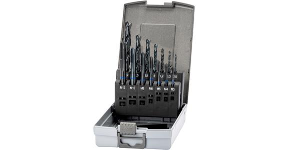 Sada závitníků M3-M12 ATORN + jádrové vrtáky M3-M12 TH 3xD 0° P 1000