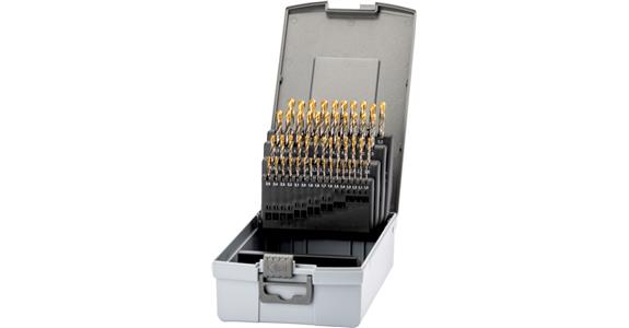 Sada spirál. vrtáků ATORN N HSS TiN, DIN 338, 6,0–10,0 mm, 0,1, v kazetě