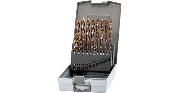 Sada spir. vrtáků ATORN STEP DRILL, N, HSSE, fialová, 1–10,5 mm, 0,5 a CHD