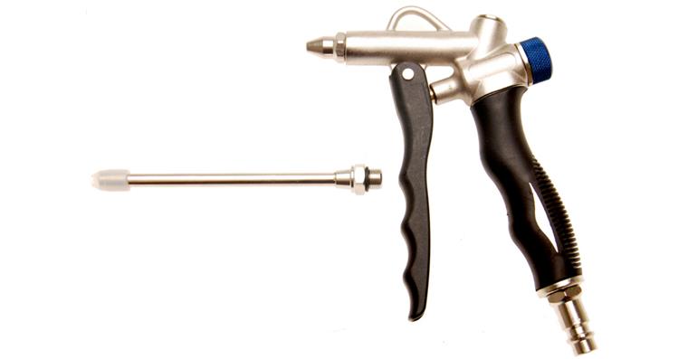 1075029101 Two-way blow-out gun 320 l/min. Air connection at head or handle max. 10 bar
