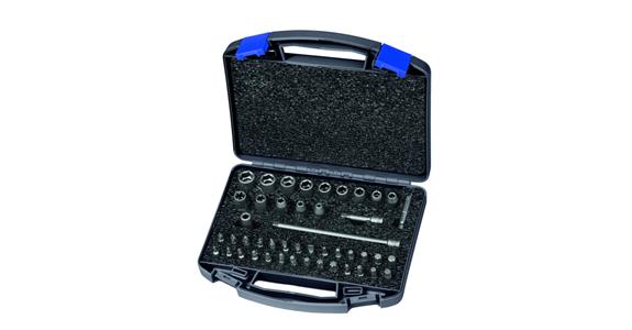 Impact socket set 1/4 inch 46 pieces 700 KS 46 OL