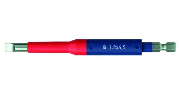 IEC-Safety-Bit E6,3 Schlitz 1,2 x 6,5 x 115 mm