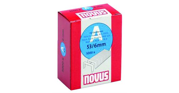Tacker staples A 53, 6 mm, pack of 5,000 pieces