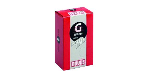 Tacker staples G 11, 8 mm, pack of 5,000 pieces