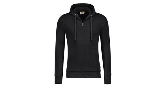Hooded sweat jacket Premium black size XL