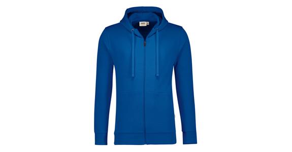 Hooded sweat jacket Premium royal blue size S