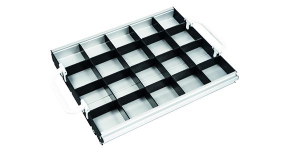 CLIP-O-FLEX insert dividers for 280x260 mm tray