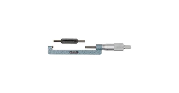 Micrometer 0-25 mm, w. small frame 