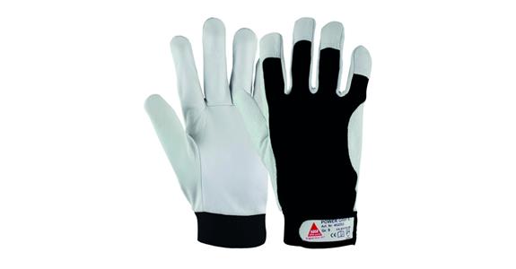 Rukavice z kůže Nappa Power Grip II, balení 10 párů, velikost 9