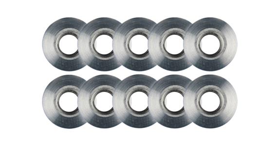 Indexable insert set, 10 pcs, for grinding discs ALUMASTER art. no. 44612 100