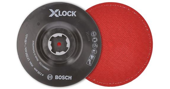 X-LOCK backing pad hook-loop fastener dia. 125 mm