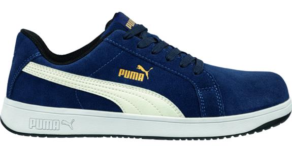 Nízká bezpečnostní obuv Iconic Suede Navy Low S1PL, velikost 42