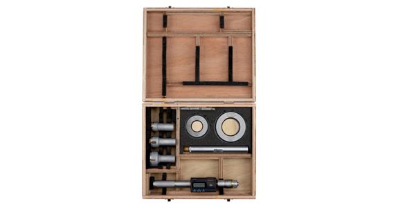 Digital 3-point internal micrometer set 20-50 mm IP65 7 pieces