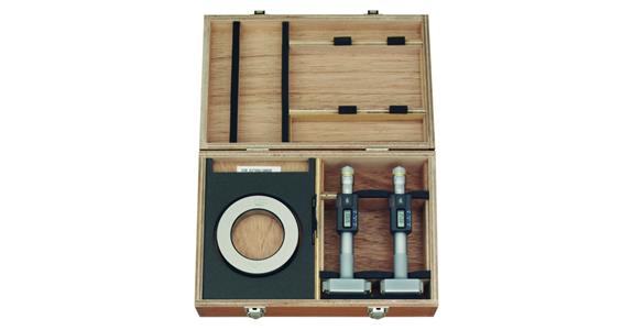 Digital 3-point internal micrometer set 75-100 mm IP65 3 pieces