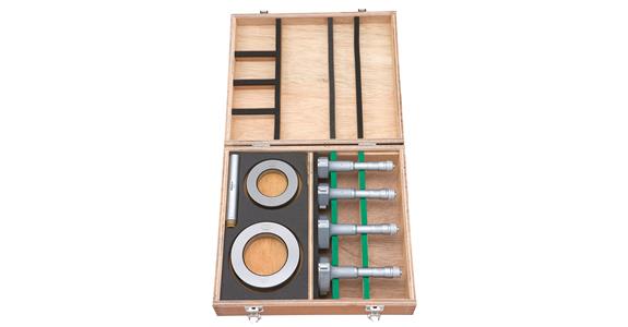 3-point internal micrometer set 100-200 mm 7 pieces