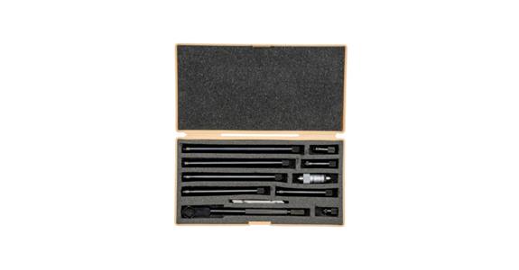 2-point internal micrometer 40-300 mm TC with extensions 9 pieces