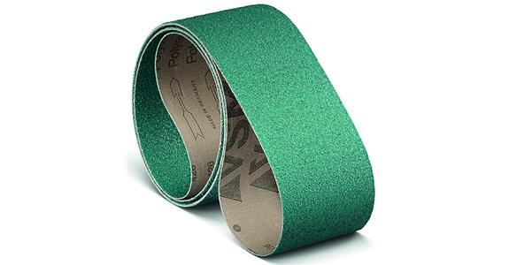 Endless sanding belt alumina zirconia grain 100 13x457 mm