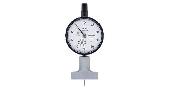 Depth meas. bridge with dial gauge 0-10 mm, resolution 0.01 mm, 40 x 16 mm
