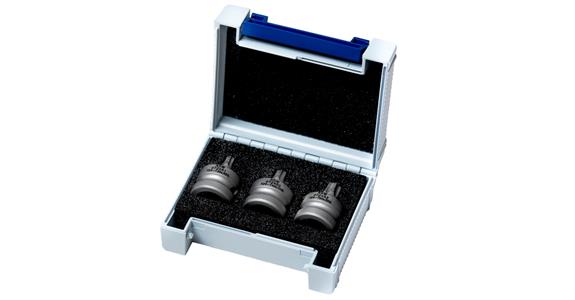 Impact socket set 1/2 inch for internal® screws; short 724-S
