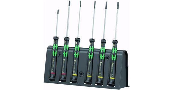 Elektronik-Schraubendreher-Satz 6teilig 0,4x2,5/0,5x3,0/0,6x3,5/0,8x4,0/PH00/PH0